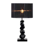SOGA 60cm Black Table Lamp with Dark Shade LED Desk Lamp