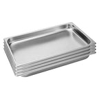 SOGA 4X Gastronorm GN Pan Full Size 1/1 GN Pan 4cm Deep Stainless Steel Tray $ 99.90