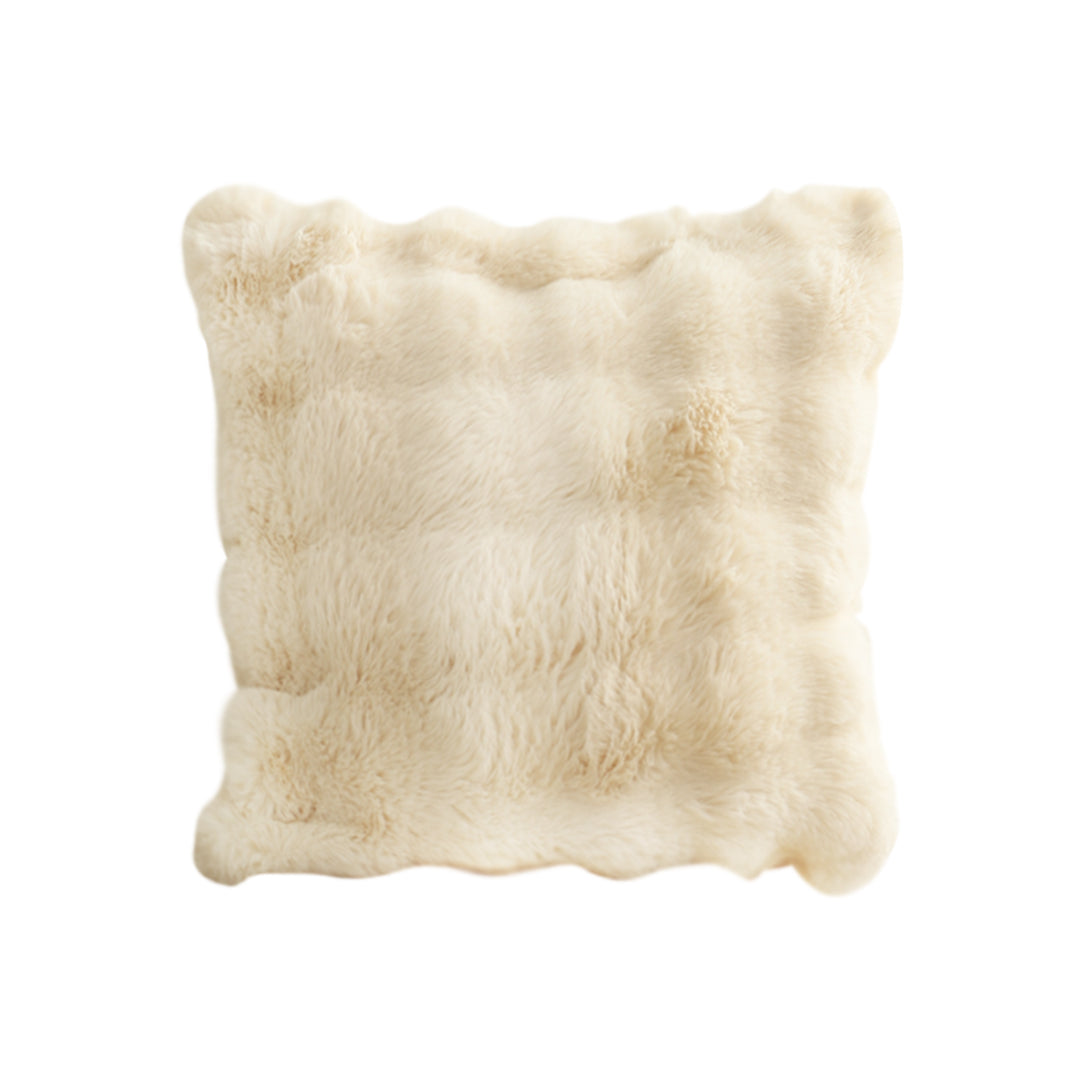 SOGA 50cm Throw Pillow Light Camel Color with Rabbit Square Cushion for Living Room Home Decor $ 55.50