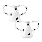 SOGA 2X 23.5x11cm Ornament Vase with Polka Dot Handicraft Decorations in Living Room Home Decor $ 86.50