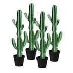 SOGA 4X 105cm Green Artificial Indoor Cactus Tree Fake Plant Simulation Decorative 6 Heads $ 591.50
