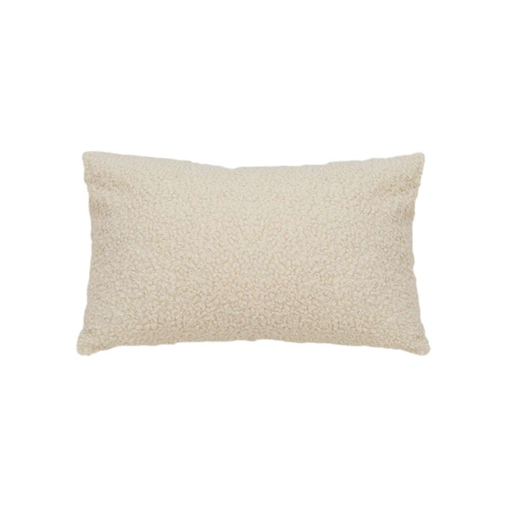SOGA 30cm Cream Boucle Textured Fluffy Decorative Throw Pillow $ 61