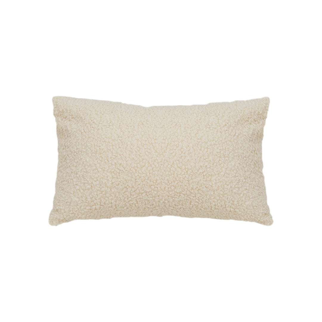 SOGA 30cm Cream Boucle Textured Fluffy Decorative Throw Pillow $ 61