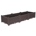 SOGA 120cm Raised Planter Box Vegetable Herb Flower Outdoor Plastic Plants Garden Bed $ 77.90