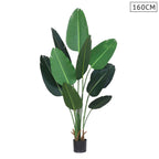 SOGA 160cm Artificial Green Indoor Traveler Banana Fake Decoration Tree Flower Pot Plant $ 144.50