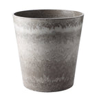 SOGA 32cm Rock Grey Round Resin Plant Flower Pot in Cement Pattern Planter Cachepot for Indoor Home Office $ 77.90