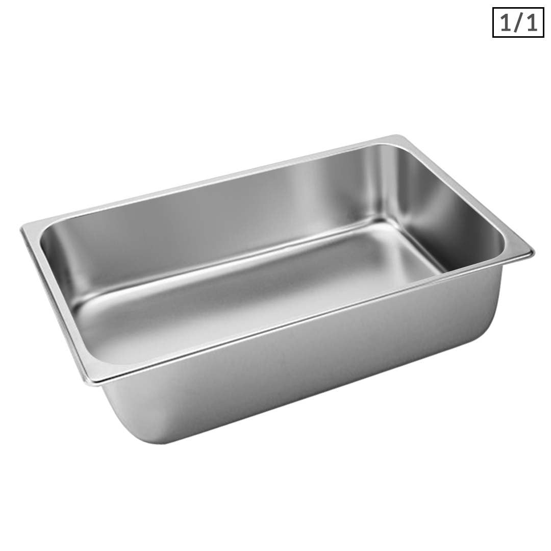 SOGA Gastronorm GN Pan Full Size 1/1 GN Pan 15cm Deep Stainless Steel Tray $ 44.50