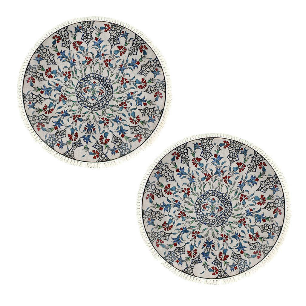 SOGA 2X 120cm Mandala Round Area Thick Anti-slip Doormat, Home Decor $ 142.50