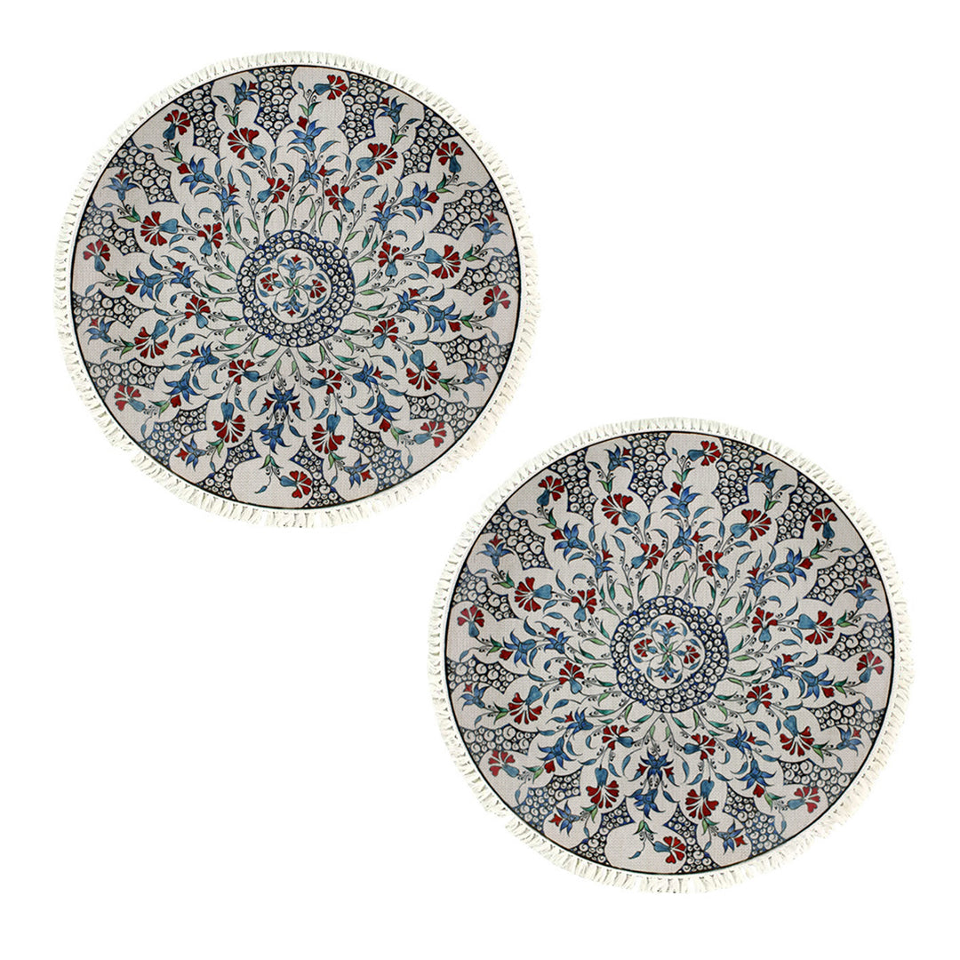 SOGA 2X 120cm Mandala Round Area Thick Anti-slip Doormat, Home Decor $ 142.50