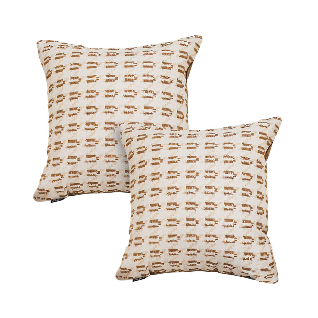 SOGA 2X 50cm Square Modern Decorative Embroidered Geometric Throw Pillow $ 122.90
