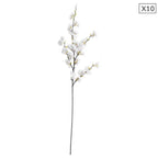 SOGA 10x Artificial Silk Flower Fake Cherry Blossom Bouquet Table Decor White $ 177.90