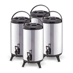 SOGA 4 x 12L Portable Insulated Cold/Heat Coffee Tea Beer Barrel Brew Pot With Dispenser $ 316.50