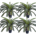 SOGA 4X 125cm Artificial Indoor Cycas Revoluta Cycad Sago Palm Fake Decoration Tree Pot Plant $ 886.90