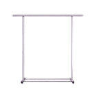 SOGA 150cm Stainless Steel Floor-Standing Clothes Rack - Durable and Space-Saving Laundry Organizer $ 77.90