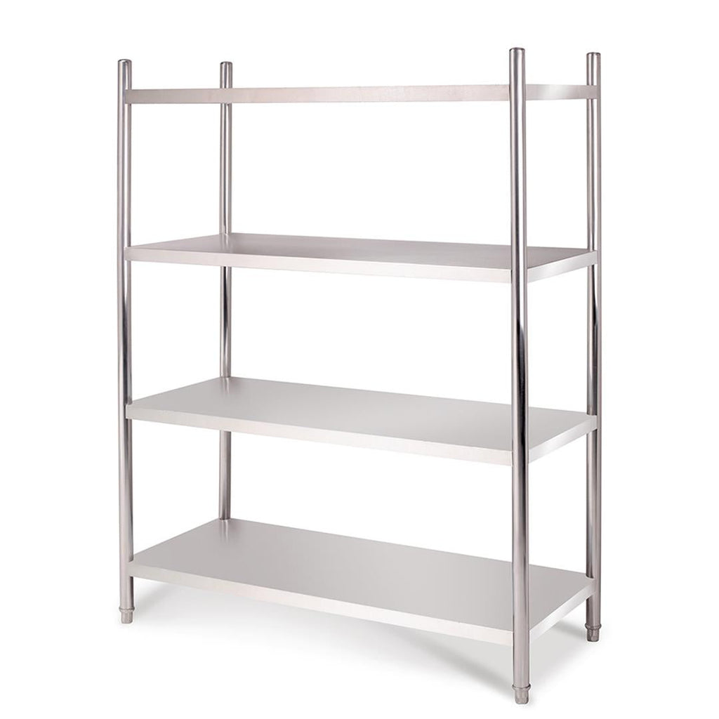 SOGA Stainless Steel 4 Tier Kitchen Shelving Unit Display Shelf Home Office 120CM $ 511.50