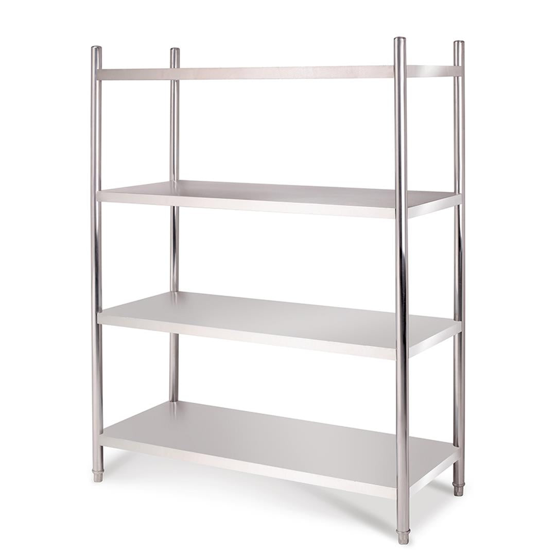 SOGA Stainless Steel 4 Tier Kitchen Shelving Unit Display Shelf Home Office 120CM $ 511.50