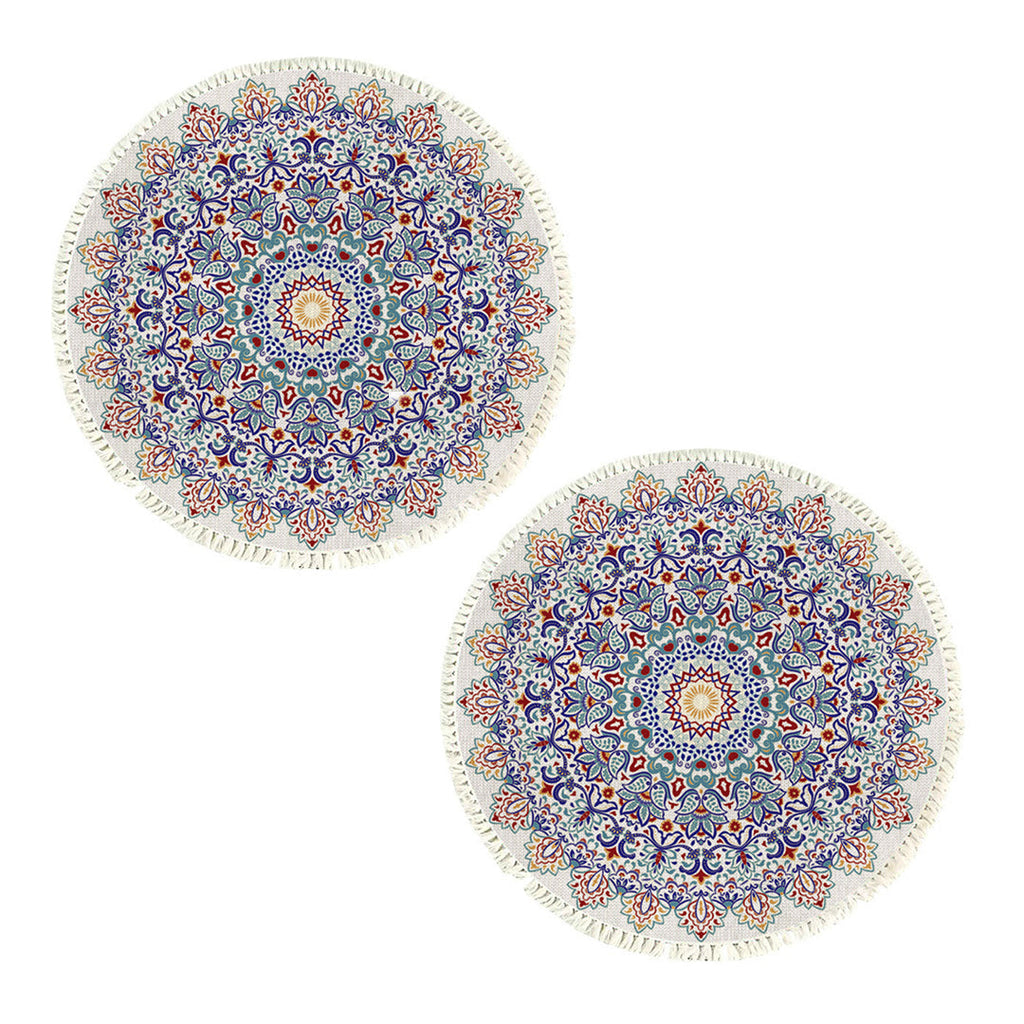 SOGA 2X 120cm Mandala Area Rug for Living Room Lounge Bedroom Anti-slip Doormat Home Decor $ 142.50
