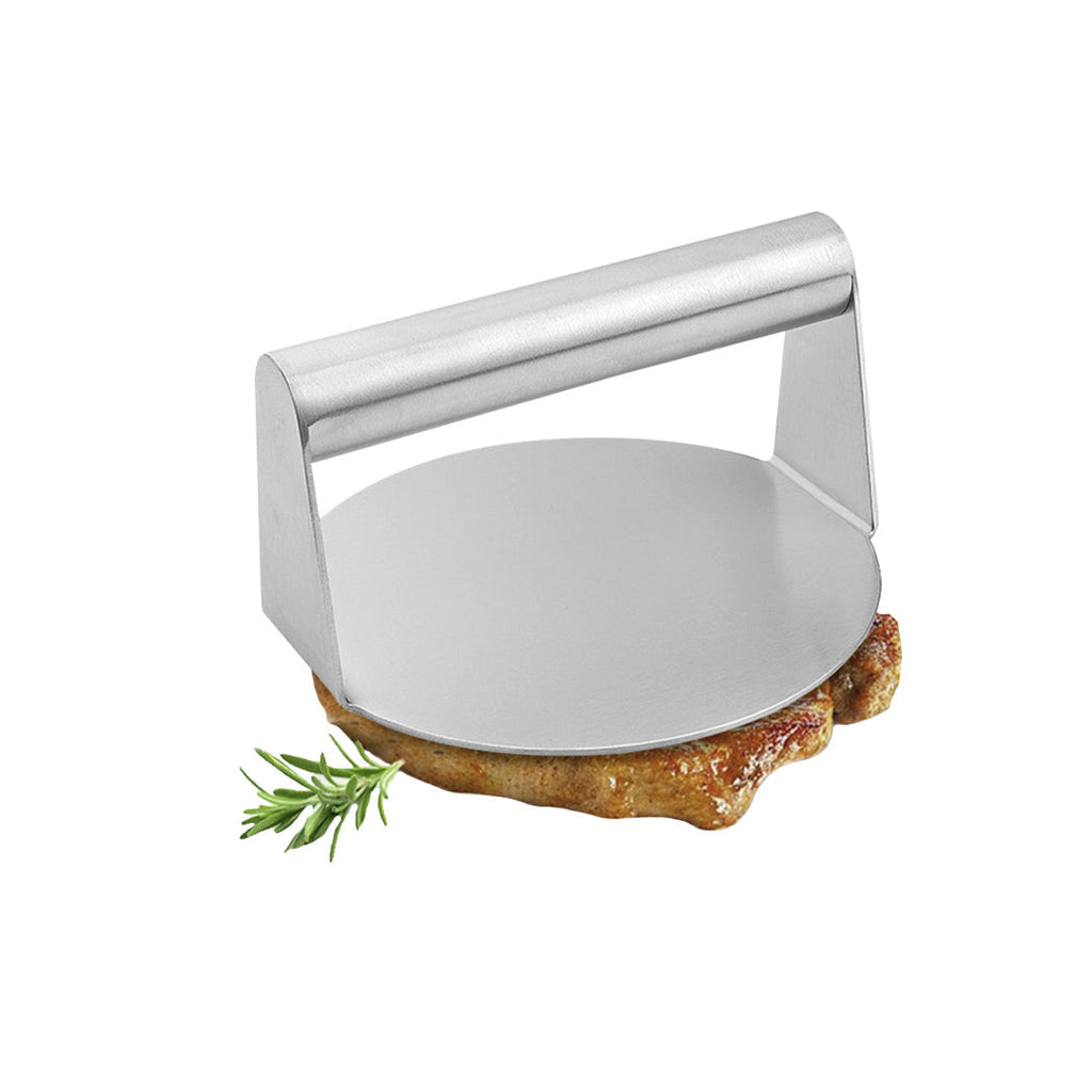 SOGA Stainless Steel Burger Press Heavy-Duty Round Bacon Grill Smasher Flat Bottom Patty Maker $ 38.90