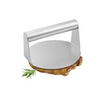 SOGA Stainless Steel Burger Press Heavy-Duty Round Bacon Grill Smasher Flat Bottom Patty Maker $ 38.90