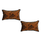 SOGA 2X 30cm Throw Pillow Dark Brown Leopard Lumbar Decorative Cushion for Living Room $ 101.50
