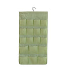 SOGA Green Double Sided Hanging Storage Bag Underwear Bra Socks Mesh Pocket Hanger Home Organiser $ 33.50