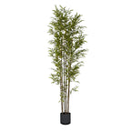 SOGA 210cm Lucky Bamboo Tree Bambusa Vulgaris Artificial Plant w/ 7 Branches Home Accent Decor $ 261.50