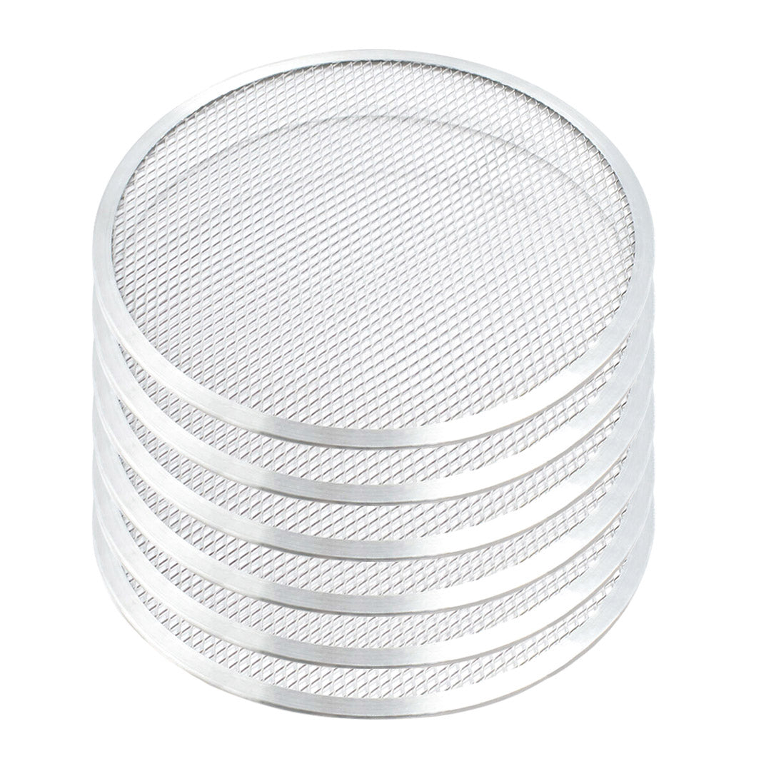 SOGA 6X 9-inch Round Seamless Aluminium Nonstick Commercial Grade Pizza Screen Baking Pan $ 119.90