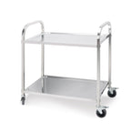 SOGA 2 Tier Stainless Steel Kitchen Dinning Food Cart Trolley Utility SIZE 75x40x83.5cm Small $ 204.50
