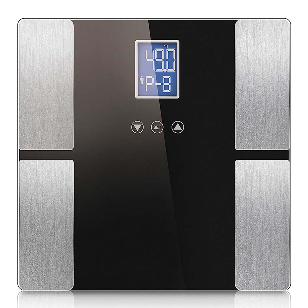SOGA Digital Electronic LCD Bathroom Body Fat Scale Weighing Scales Weight Monitor Black $ 33.50