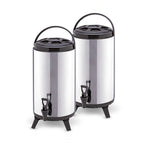 SOGA 2 x 10L Portable Insulated Cold/Heat Coffee Tea Beer Barrel Brew Pot With Dispenser $ 149.90