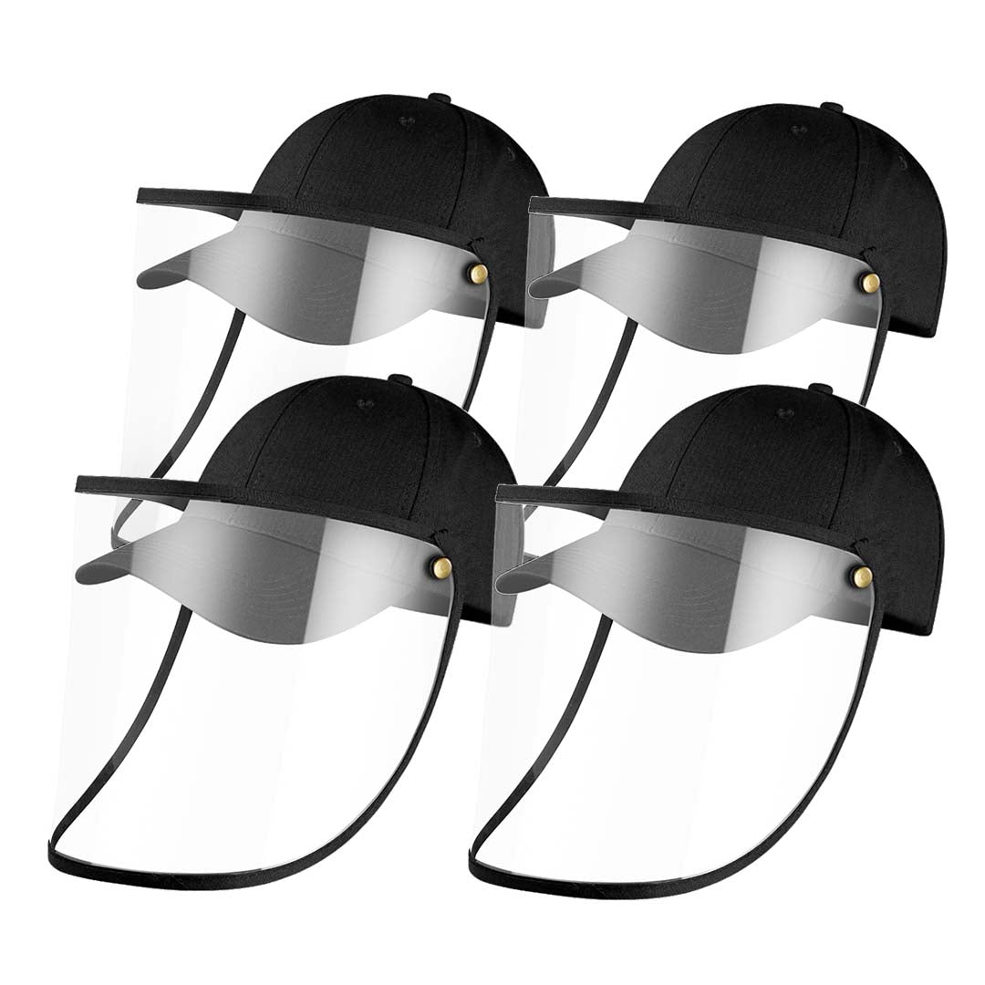 4X Outdoor Protection Hat Anti-Fog Pollution Dust Saliva Protective Cap Full Face HD Shield Cover Kids Black $ 86.50
