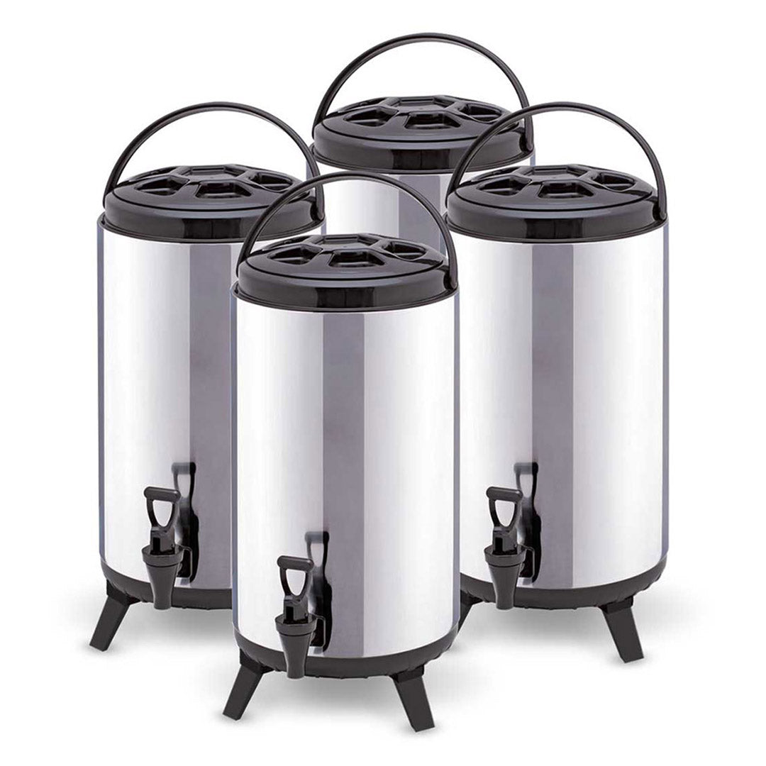 SOGA 4X 16L Portable Insulated Cold/Heat Coffee Tea Beer Barrel Brew Pot With Dispenser $ 382.50