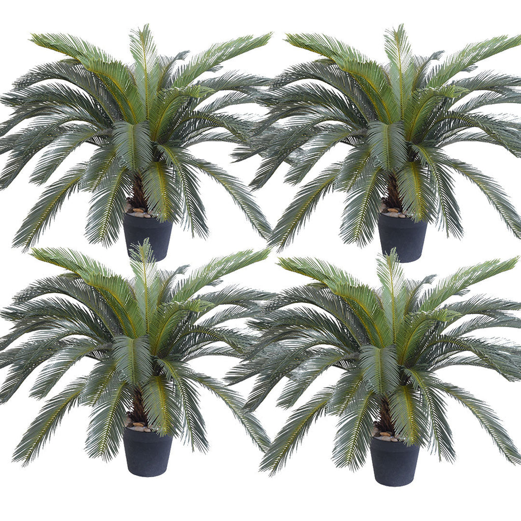 SOGA 4X 155cm Artificial Indoor Cycas Revoluta Cycad Sago Palm Fake Decoration Tree Pot Plant $ 1688.90
