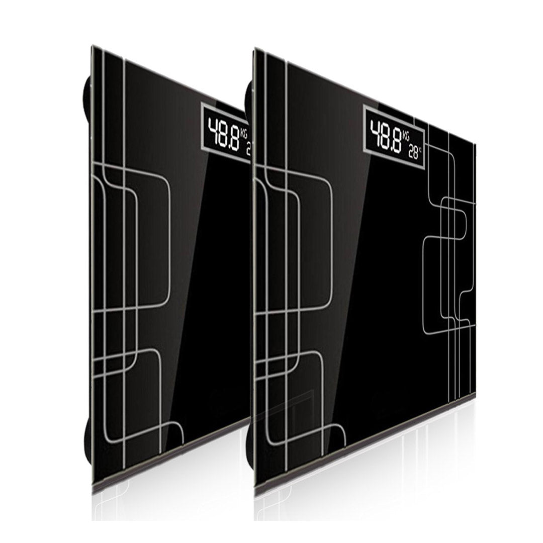 SOGA 2X 180kg Electronic Talking Scale Weight Fitness Glass Bathroom Scale LCD Display $ 90.90