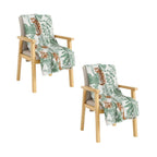 SOGA 2X Tropical Leaf Print Throw Blanket 130x180cm Soft Polyester $ 237