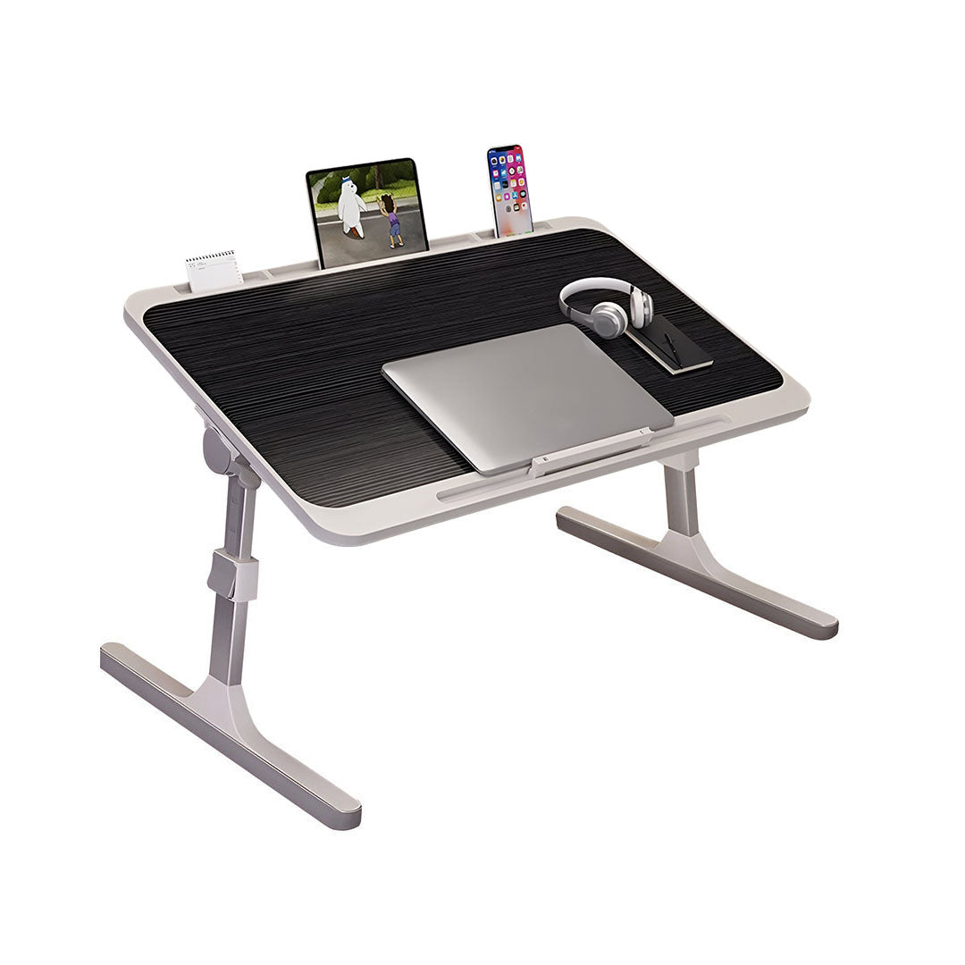 SOGA 70X45cm Black Small Laptop Bed Portable Foldable Study Table Adjustable $ 94.50