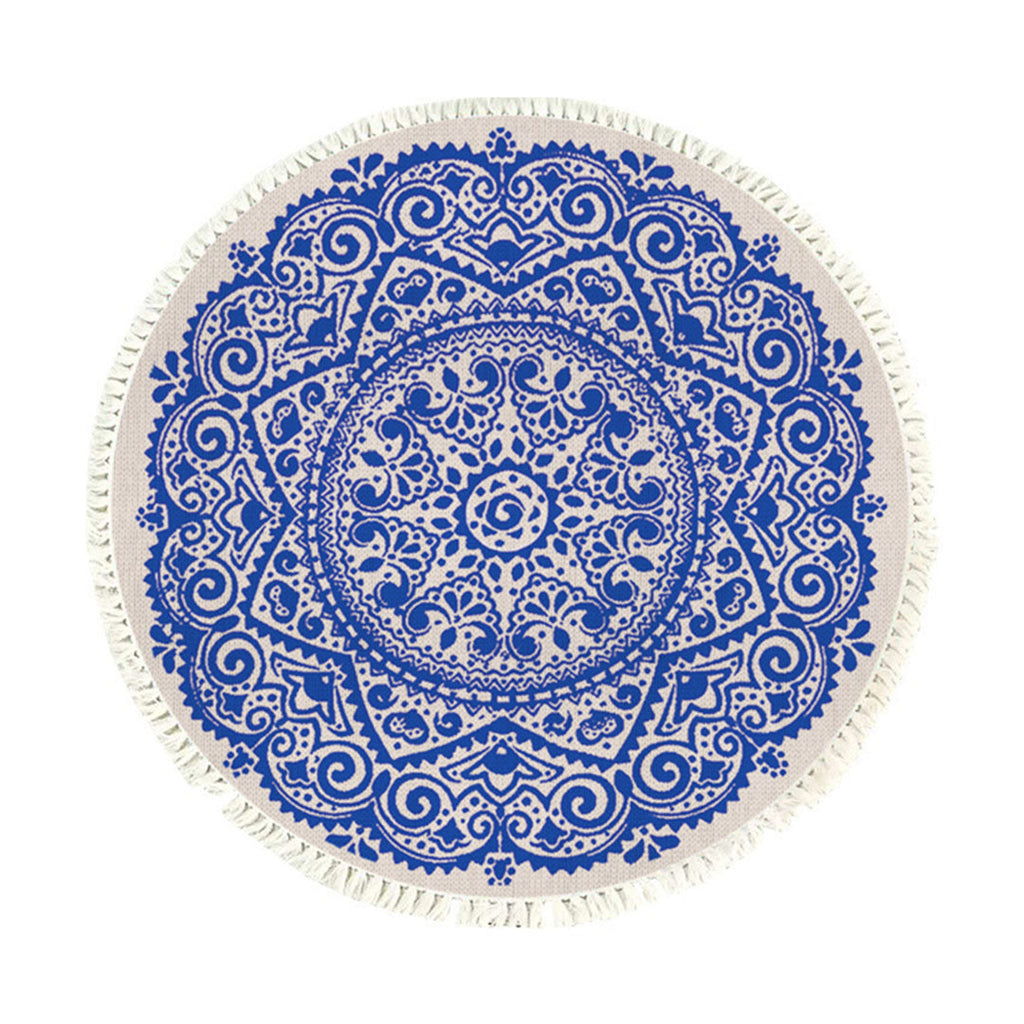 SOGA 120cm Mandala Round Tapestry Indian Area Rug for Living Room Lounge Anti-slip Doormat, Home Decor $ 73.50