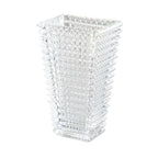 SOGA 22.5cm Handcrafted Clear Glass Vase Classic Design for Home Decor $ 59.90