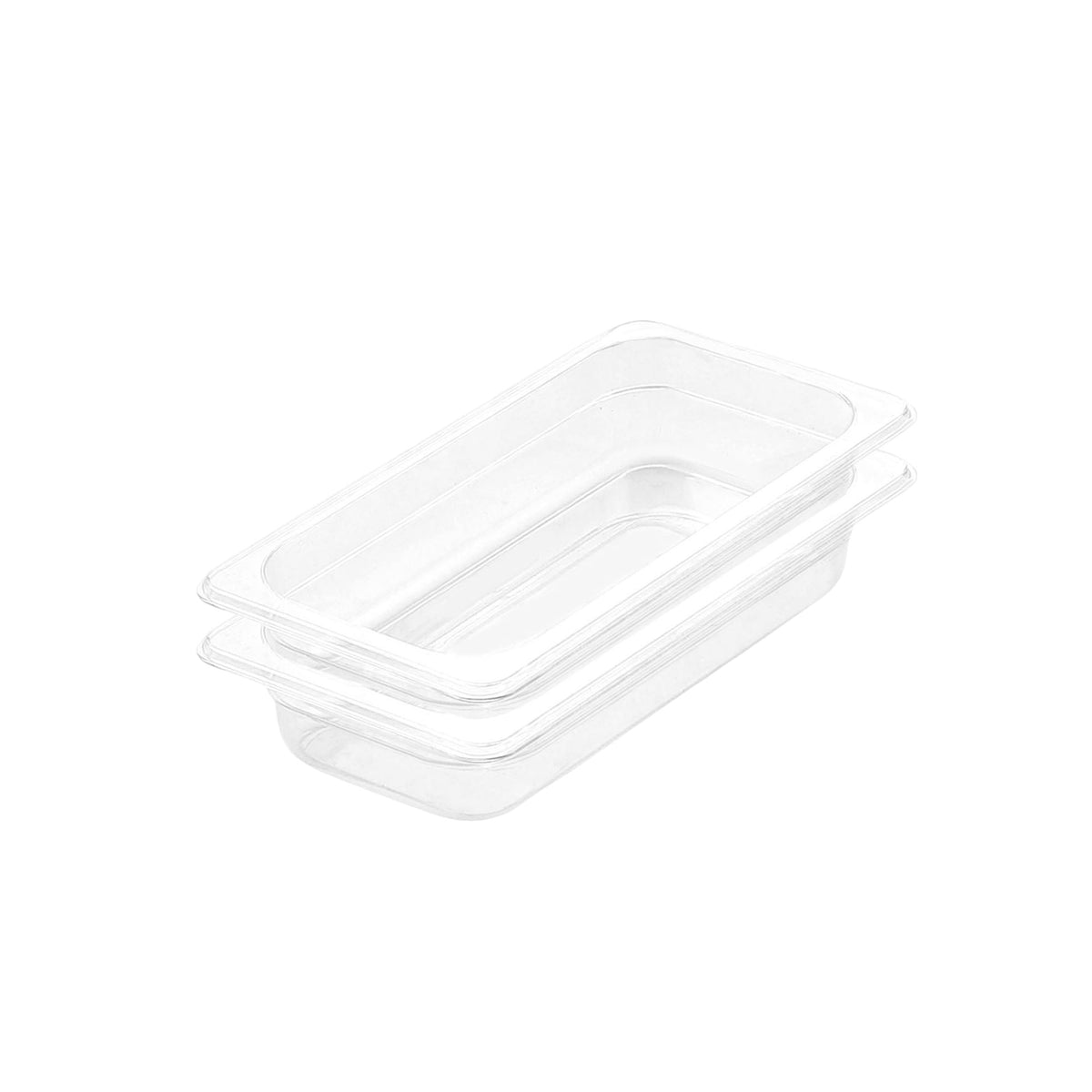 SOGA 65mm Clear Gastronorm GN Pan 1/3 Food Tray Storage Bundle of 2 $ 59.50