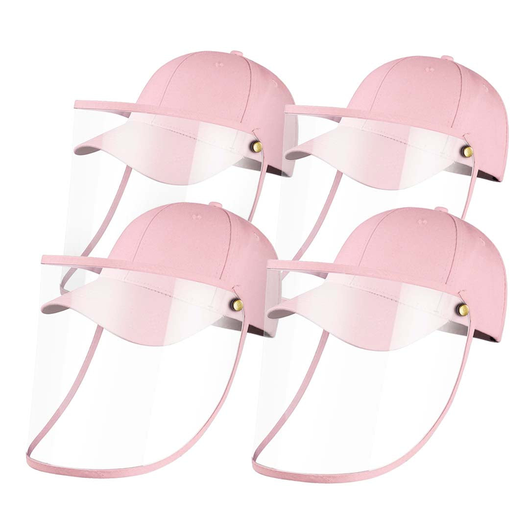 4X Outdoor Protection Hat Anti-Fog Pollution Dust Saliva Protective Cap Full Face HD Shield Cover Kids Pink $ 86.50