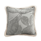 SOGA 45cm Wabi-sabi Raised Embroidery Leaf & Square Throw Pillow $ 66.90