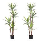 SOGA 2X 180cm Artificial Natural Green Dracaena Yucca Tree Fake Tropical Indoor Plant Home Office Decor $ 388.50