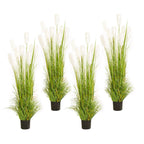 SOGA 4X 120cm Nearly Natural Plume Grass Artificial Plant $ 591.50