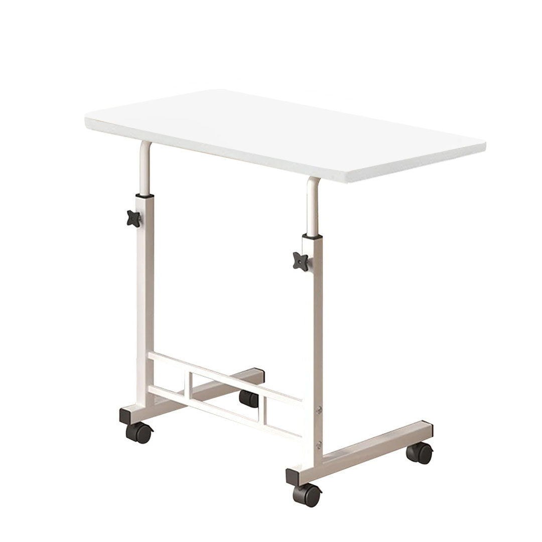 SOGA 40x80cm White Bedside Table Movable Bedroom Desk Student Computer Table $ 74.50