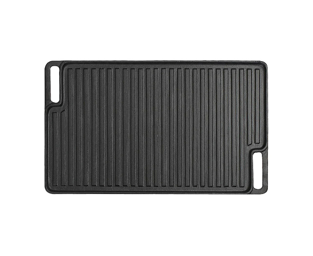 SOGA 45cm Rectangular Cast Iron Portable Fry BBQ Grill Plate Cooking Pan Tray with Handle $ 77.90