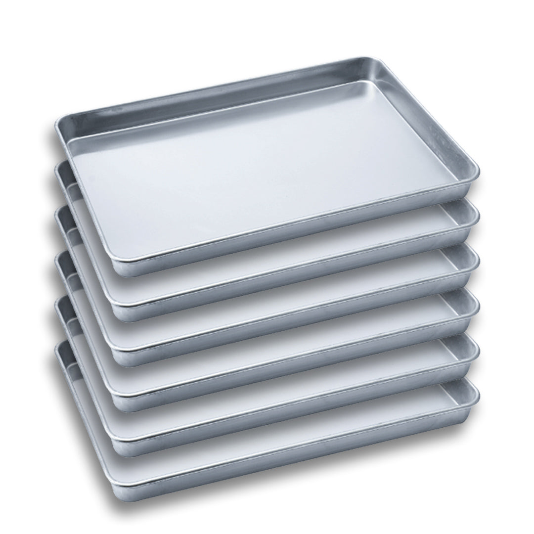 SOGA 6X Aluminium Oven Baking Pan Cooking Tray for Bakers Gastronorm 60*40*5cm $ 133.50