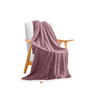 SOGA Throw Blanket Warm Cozy Double Sided Thick Flannel Coverlet Fleece Bed Sofa Comforter Purple $ 93.50