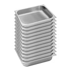 SOGA 12X Gastronorm GN Pan Full Size 1/2 GN Pan 6.5cm Deep Stainless Steel Tray $ 188.90