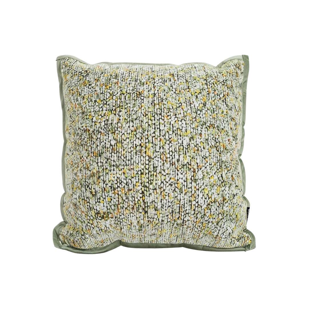 SOGA Woven Cushion 45cm Green Yellow Multi-Color Textured Decorative Throw Pillow $ 66