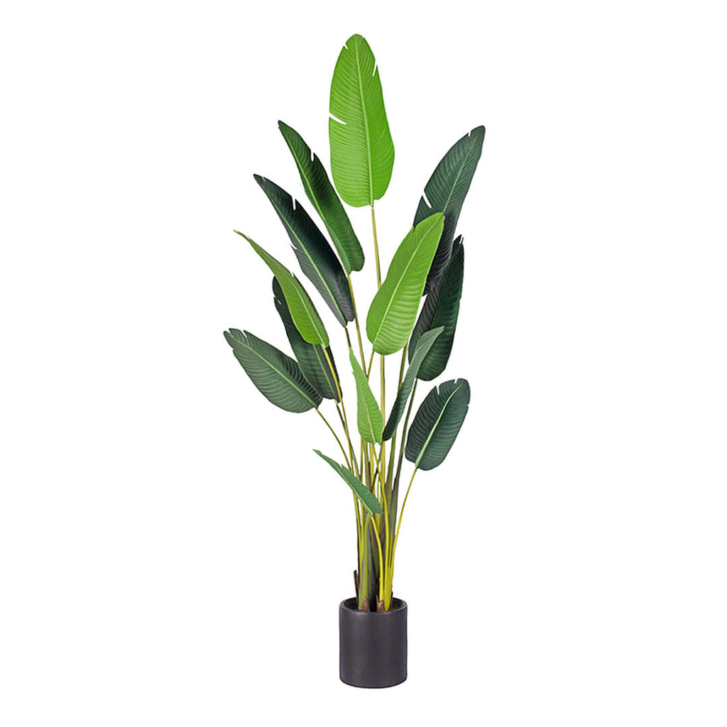 SOGA 220cm Artificial Giant Green Birds of Paradise Tree Fake Tropical Indoor Plant Home Office Decor $ 266.90